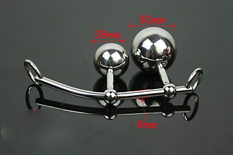 Teen Anal Plug Sex - US $13.78 27% OFF|Stainless Steel Double Ball Chastity Device Butt Plug  Prostate Adult Products, Metal Balls Anal Hook Plug &Vaginal Plug Sex  Toys-in ...