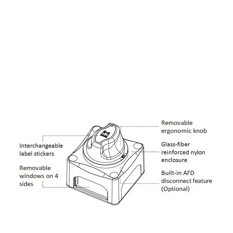 275AMP главный выключатель аккумуляторной батареи(ВКЛ-ВЫКЛ) 2 Позиции двойной Батарея переключатель с AFD 48Vdc ВКЛ-ВЫКЛ с AFD 1250A m10