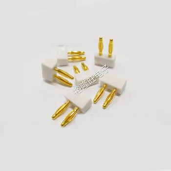 

Smonisia 200pcs/lot Copper Banana Plug 2mm Short Circuit 10A Jack Double Banana Connector Gold-plating Socket