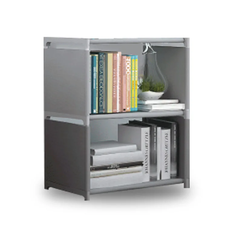 

Kaidi 2 Layers Simple Modern Student Children Bookshelf Simple Creative Combination Storage Cabinet