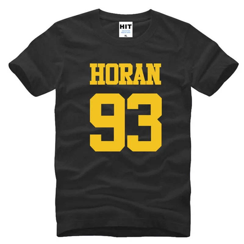 

Niall Horan 93 Men T Shirt One Direction 1D T Shirt Men O-neck Short Sleeve Cotton Fashion Men Music Horan T-shirt Tops