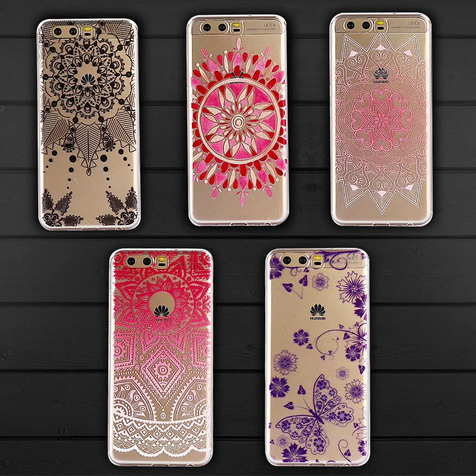 Soft TPU Case For Huawei P10 Mate10 P9 P8 Lite 2017 Beautiful Floral Phone Cases Y625 Y635 Nova 2S Y3 Y5 Mate 9 |
