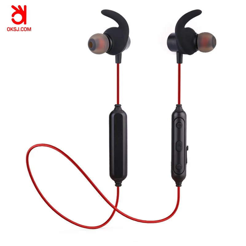 

OKSJ BS008 Bluetooth earphone Wireless Sports Running Headset Sweatproof Auriculares Inalambrico Ecouteur Bluetooth Earphone