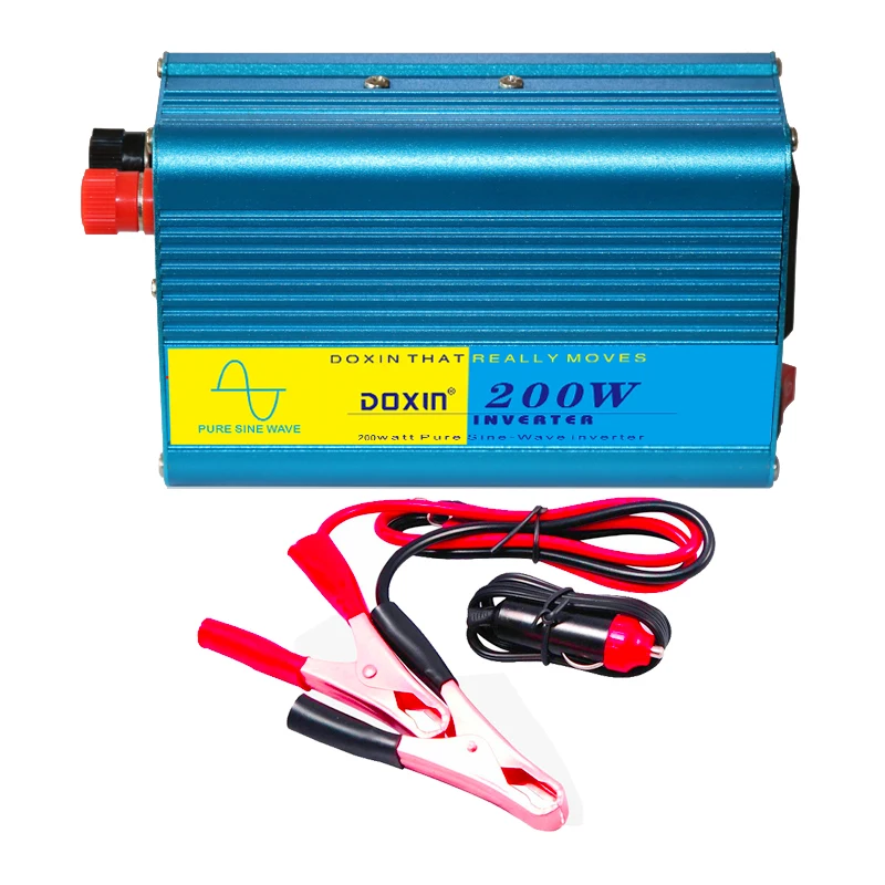 

Car Inverter 200W Pure Sine Wave 12v 220v 24V 110V Car Power Inverter Charger Veicular Converter