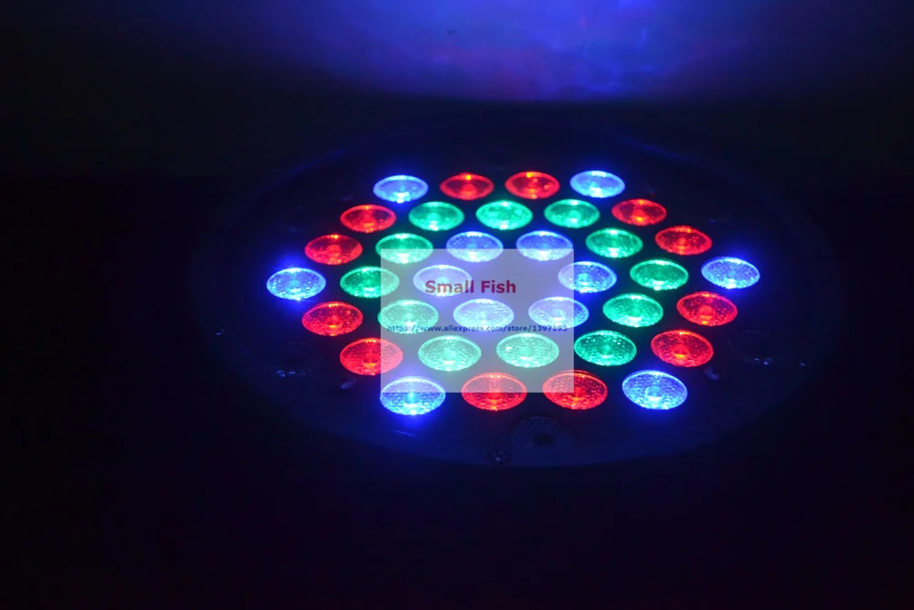 Лучшая цена 120 W светодио дный Par может 42X3 W RGBW один Цвет светодио дный тонкий плоский Par свет вспышки лазерный DMX DJ Disco вечерние