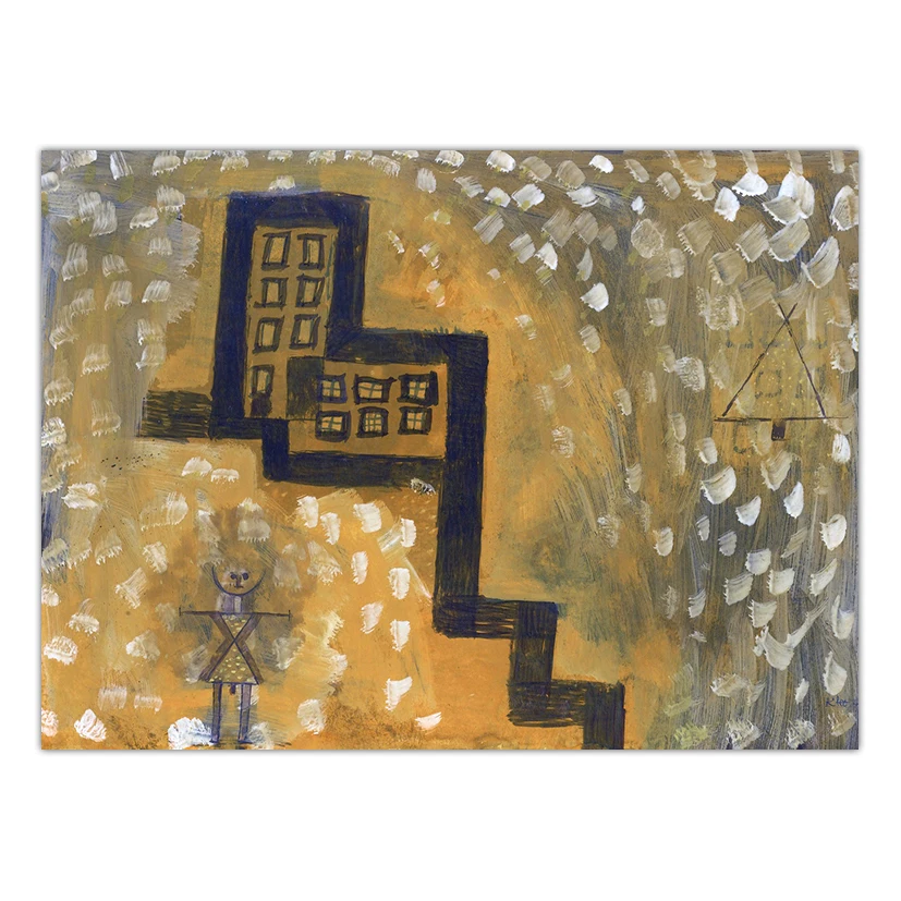 Украшение дома художественные настенные картины для гостиной холст с печатью постера картины Швейцария пол Клее абстрактная картина маслом - Цвет: K04149