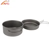 APG Ultralight Titanium Pan Outdoor Camping Tableware Titanium Pot Cookware ► Photo 2/6