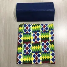 Ганская ткань с принтом воска, африканская ткань tissu, ткань из жаккардовой парчи, нигерийский воск, ткань с принтом Анкары, 4 ярда AW30