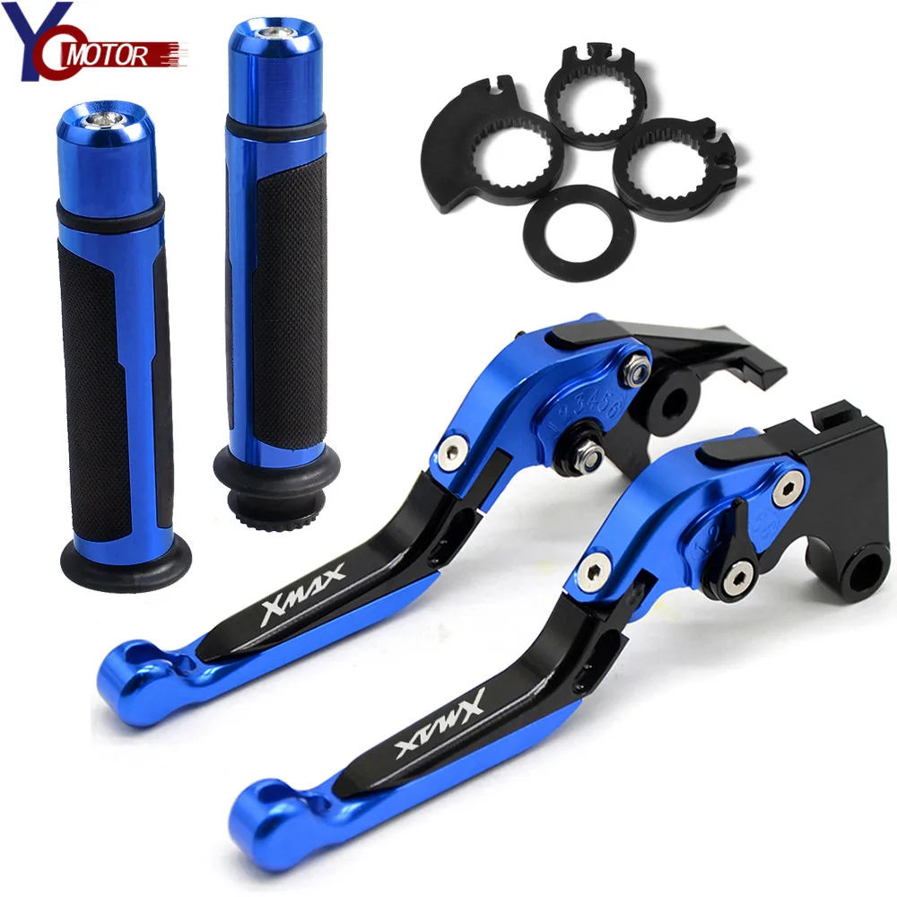 

Motorcycle Accessories Folding Brake Clutch Levers handle grips FOR YAMAHA XMAX X-MAX 125/200/250/400 all years 2018 2019 2017