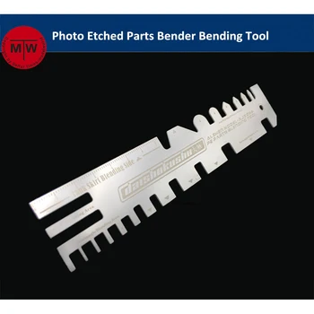 

Hobby Ships Tanks Photo Etched Parts Bending Folding Tool Hand Pressure Type Auxiliary Ruler The Etched Chip Processing Vise