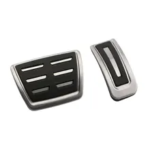 Stainless Steel Car Pedal Cover for VW Polo Bora Jetta Golf 4 MK4 IV Jetta MK4 Lavida for Audi A1 A3 TT for Skoda Fabia Rapid