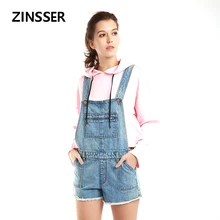 Autumn Winter Women Denim Dungaree Short Cotton Acid Snow Blue Female Lady Jeans,Casual ZS002DGRAA6