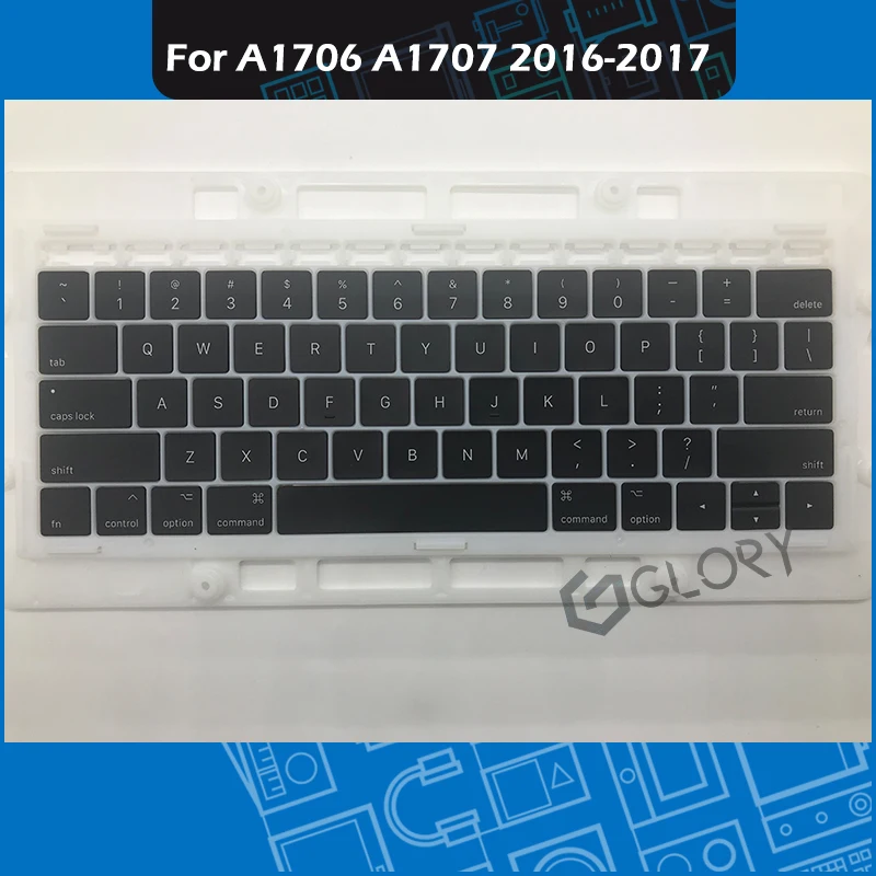 10 компл./лот для Macbook Pro retina 13 1" A1706 A1707 колпачки клавишный колпачок нам раскладка клавиатуры полный набор замена год