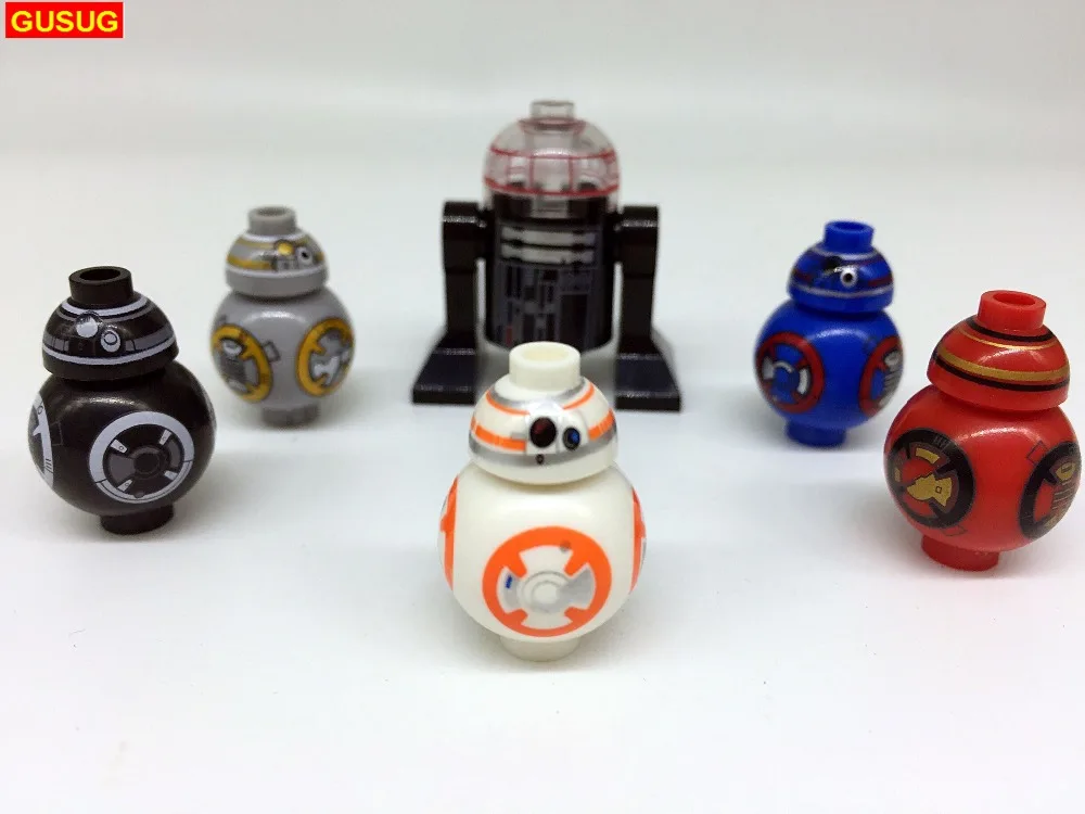 

GUSUG 120PCS 7 The Force Awakens R2D2 Robot BB8 Building Blocks Best Children Bricks Baby Toys