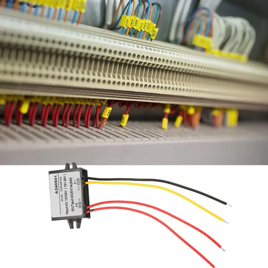AC 12 в 24 В в DC 5 В понижающий преобразователь AC-DC понижающий модуль питания преобразователь частоты