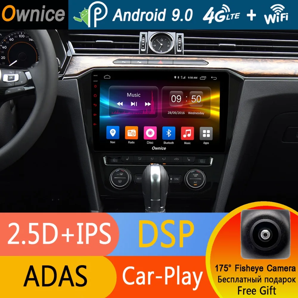 Perfect 10.1" IPS Android 9.0 Octa Core 4GB+32GB Car DVD Player for Volkswagen VW Passat B8 Magotan 2017 2018 2019 GPS Radio DSP CarPlay 0