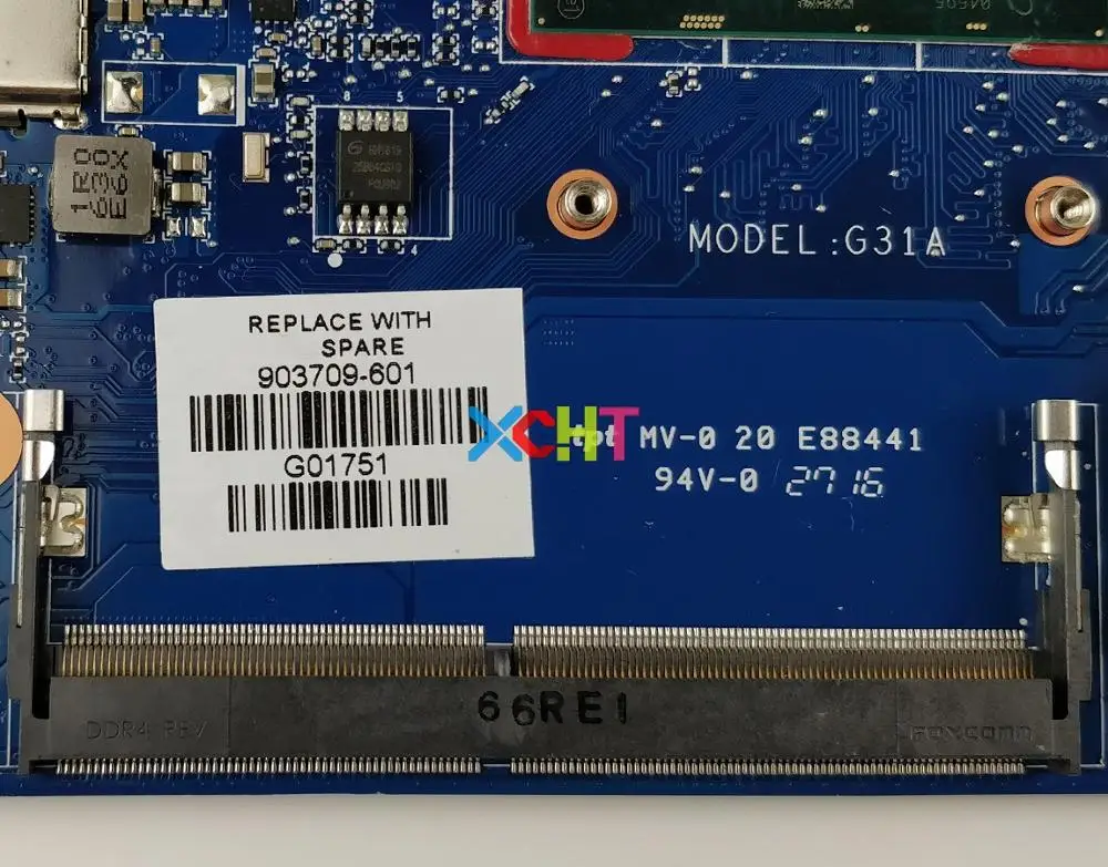  903709-601 G31A DAG31AMB6D0 w 940MX/4GB GPU i7-7500U CPU for HP 14-AL Series NoteBook PC Laptop Mot