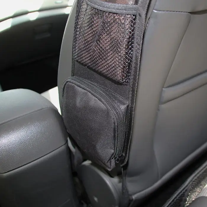 Сумка для хранения автомобильных сидений 600D ткань Оксфорд сетчатые сумки для передних сидений автомобиля сторона TD326