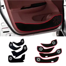 Автомобильные дверные коврики Dongzhen, противоскользящая Накладка для двери автомобиля, защитное украшение, подходит для Honda Accord Civic CRV, нескользящий ковер для двери автомобиля