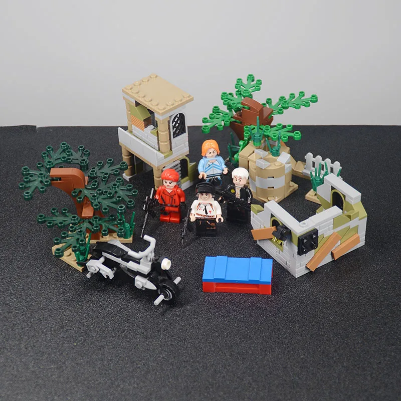 

Military Weapon Building Blocks Brick Series Battlefield Base Weapon Guns MOC Model Compatible Legoing DIY Toy For Kids