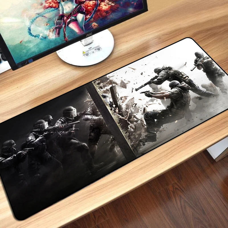 MousePad CS GO Print Overlock Edge XXL Rubber Mat for League of Legends Dota 2 Boyfriend Gifts mouse pad gaming mousepad