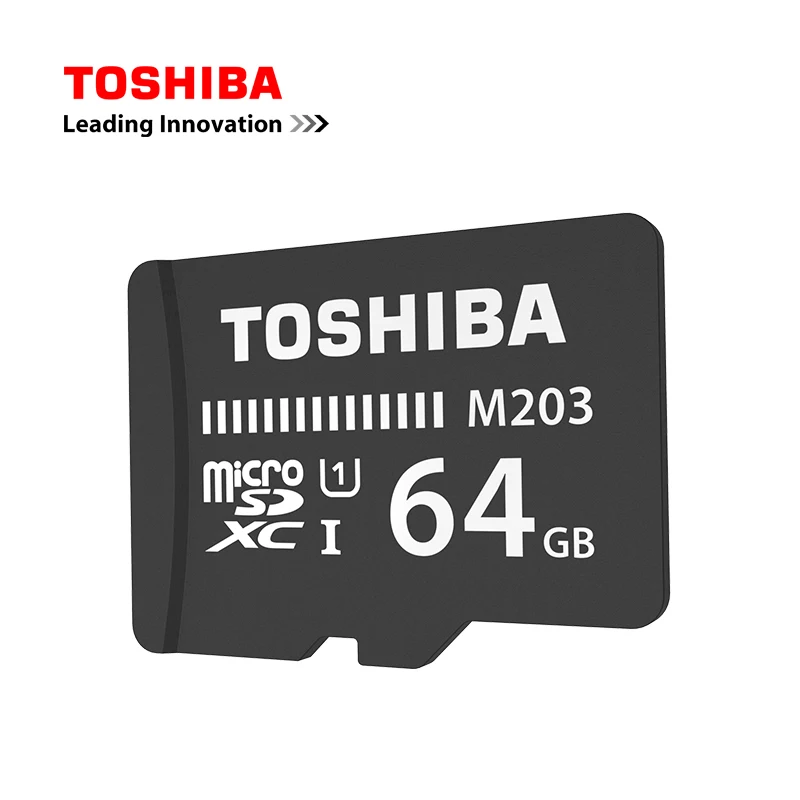 TOSHIBA M203 Micro SD карта UHS-I 16 ГБ 32 Гб MicroSDHC 64 Гб 128 ГБ MicroSDXC флэш-карта памяти U1 класс 10 FullHD TF карта