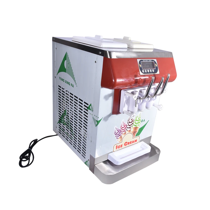 Icm 335 Three Color Ice Cream Countertop Soft Serve Ice Cream