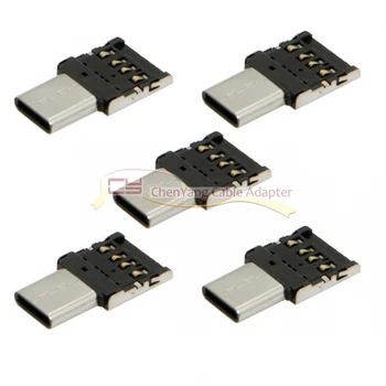 

CY USB-C Type-C Ultra Mini to USB 2.0 OTG Adapter for Cell Phone Tablet & USB Cable & Flash Disk