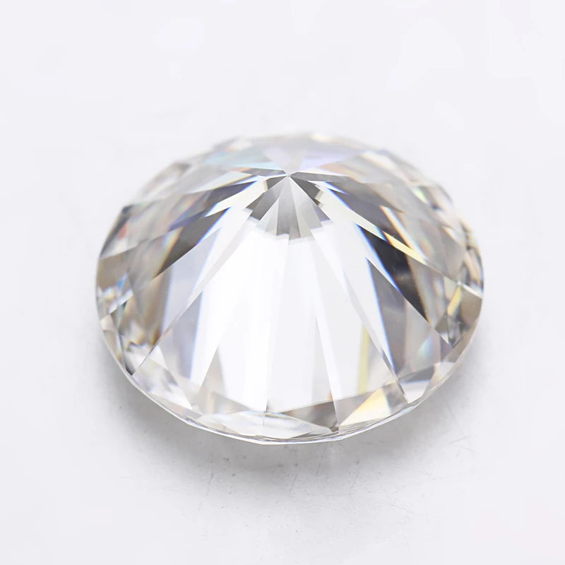 Moissanite GH около белого цвета 4 0 мм круглые бриллиантовые огранки драгоценные камни