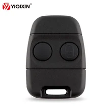 Yiqixin carcaça de chave remota automotiva, 2 botões para land rover discovery freelander zs zr 200 400 25 45 capa inteligente chave, caso inteligente