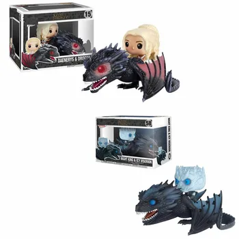 A Song Of Ice And Fire Game Of Thrones NIGHT KING &amp ICY VISERION Daenerys Rides Drogon Action &amp Toy Figures Collectible Mo