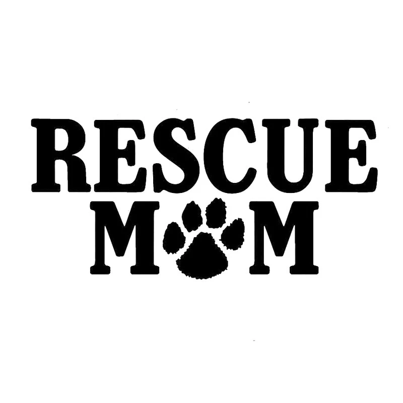Rescue mom sticker Clearance