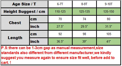 witch size