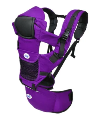 Промо-акция! Детский слинг эластичный Слинг хлопок грудного вскармливания рюкзак для ребенка рюкзак - Цвет: Фиолетовый