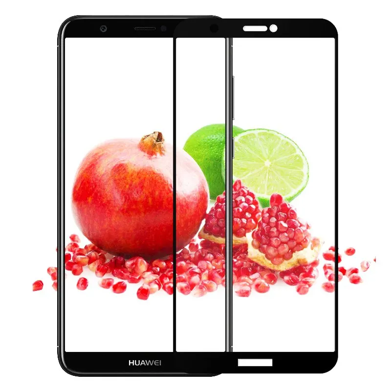 2.5D полностью закаленное стекло для huawei P20 Pro Lite Y6 Y9 Lite Y7 honor 7C Nova 3E 2S 2i P Smart Cover, Защитная пленка для экрана