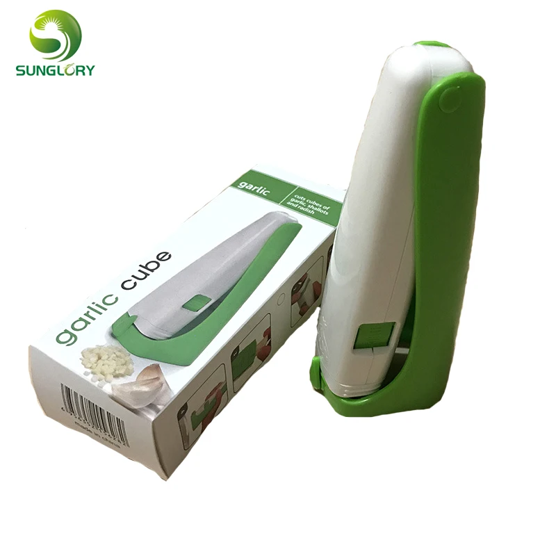 

Sunglory Garlic Cutter Magic Garlic Cube Presser Cuber Press Chopper Slicer Mincer Fruit Vegetable Tools DIY Kitchen Accessories