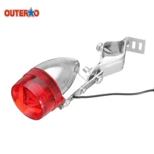 OUTERDO clásico Retro bicicleta trasera LED indicador luz roja soporte de Cable ATV luz trasera del coche lámpara para bicicleta de carretera MTB