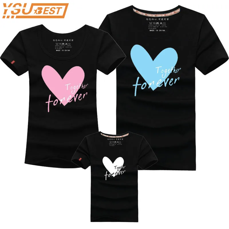 Одежда для мамы и дочки; Одинаковая одежда для семьи; футболка с надписью «Love family look»; одежда для мамы и сына; хлопковая одежда для папы и сына