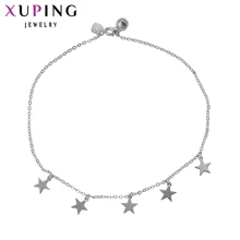 Xuping אופנה כוכב צורת עכס תכשיטי באיכות גבוהה מיוחד רגל שרשרת מתנה לחג המולד לנשים מתנה S75, 8-74926(China)