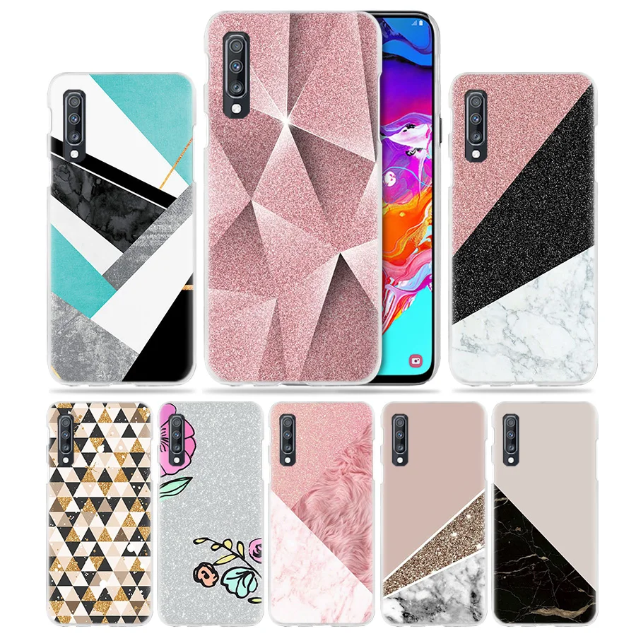 

Marble Puzzle Print Case for Samsung Galaxy A50 A70 A20e A60 A40 A30 A20 A10 A8 A6 Plus A9 A7 2018 Hard PC Phone Coque Cover NEW