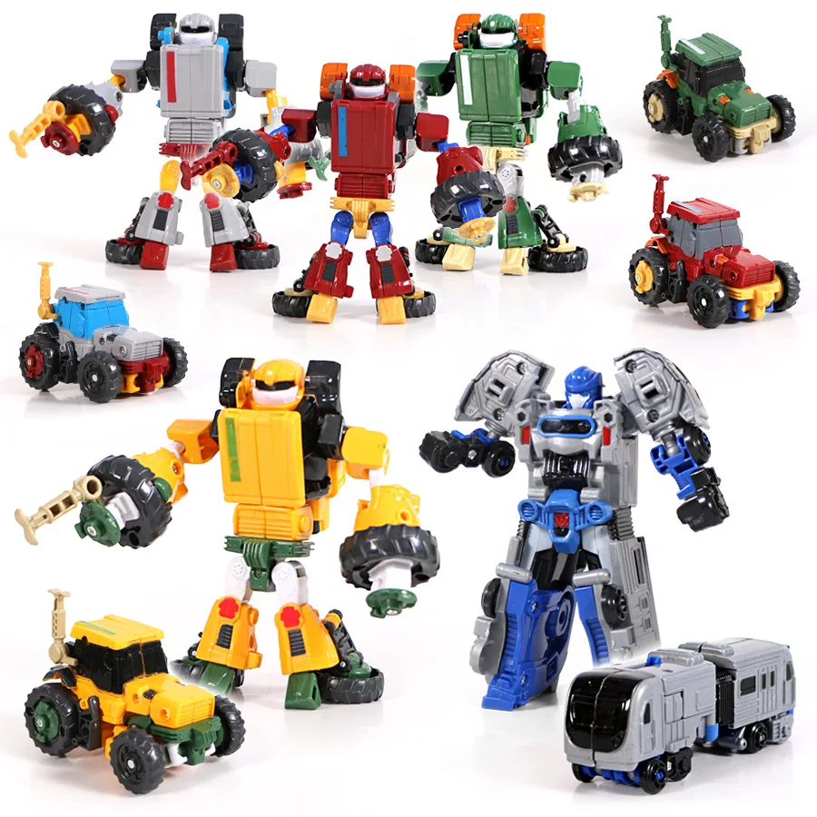 Новые стильные игрушки для молодых детей, корейский мультяшный деформационный робот, Tobot Brothers, аниме Tobot, квартран, игрушки для детей, деформационный автомобиль