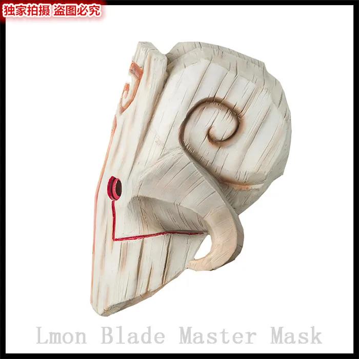  Free shipping Halloween Party Movie Dota 2 Mask Cosplay Juggernaut Mask Latex Halloween Costume Par