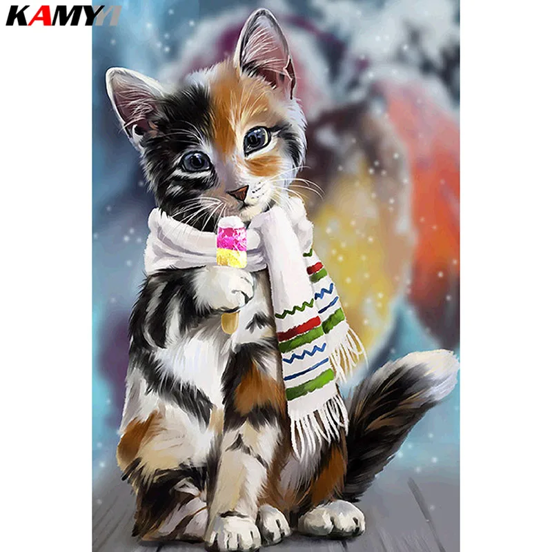 DIY-5D-Diamond-Painting-Animals-cats-Cross-Stitch-Mosaic-diamond-embroidery-Needlework-Patterns-Rhinestone-paintings