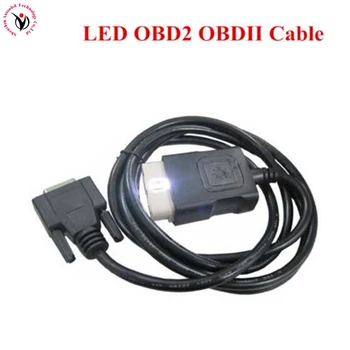 Kopen Beste Kwaliteit Led OBD2 Kabel Voor Vd Tcs Cdp Pro Plus Nieuwe Vci Vd Tcs Cdp Obd 2 Obdii scanner Kabel Cdp Accessoires