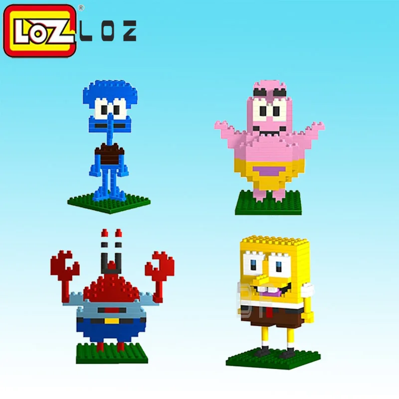 

LOZ Blocks Diamond Building Blocks toys Action Figure 3D Bricks Early Education Toys Cute Style Gift toys for children