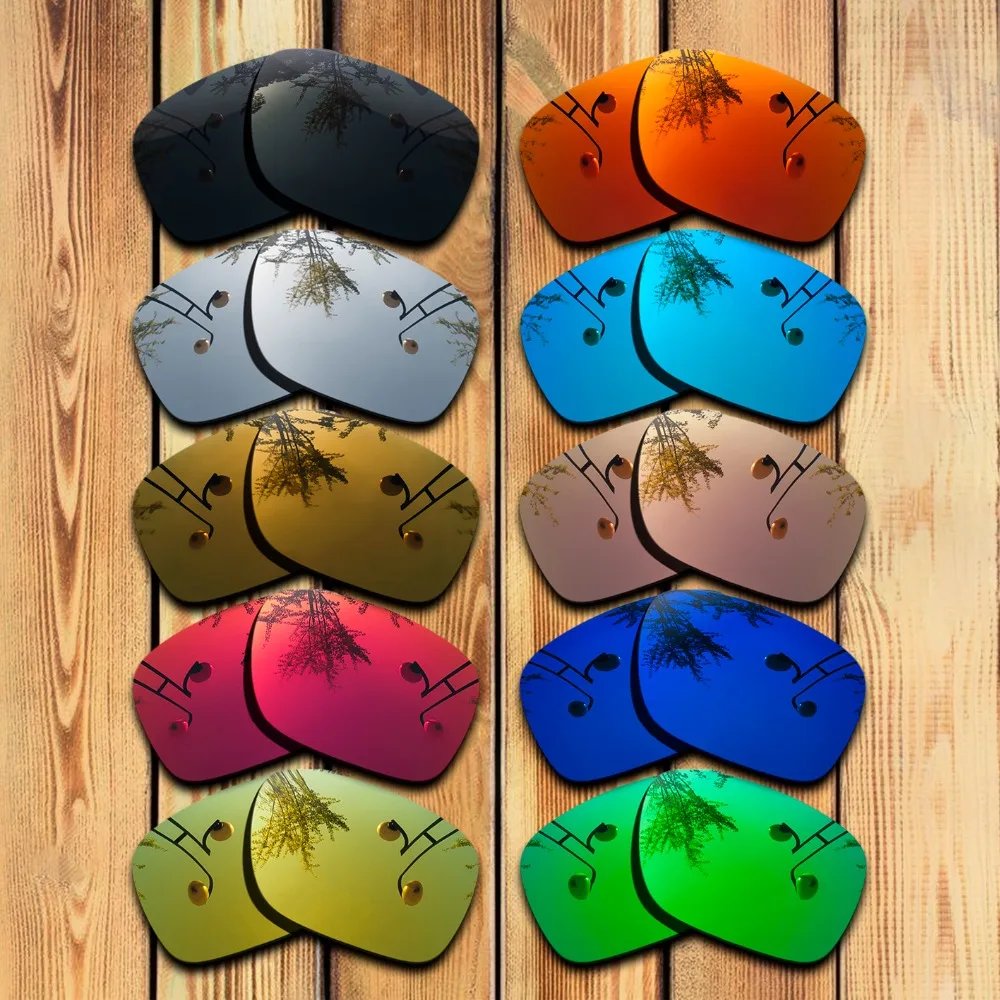 

2 Pairs 100% Precisely Cut Polarized Replacement Lenses for Oakley Holbrook Sunglass - Many Colors
