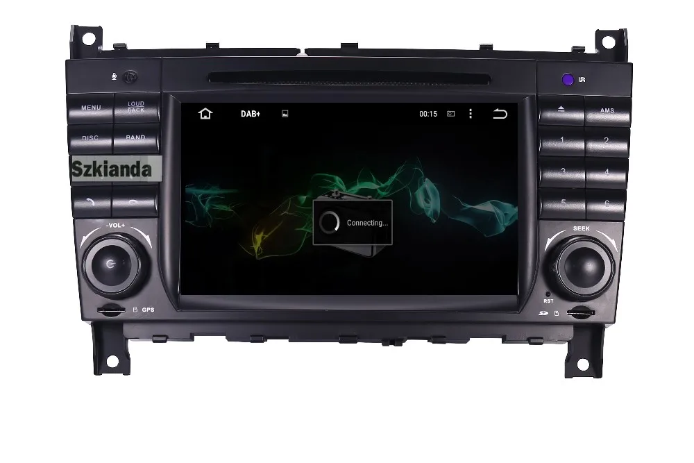 Android 9,0 автомобильный dvd-плеер для Mercedes Benz W203 W209 W219 a-класс A160 c-класс C180 C200 CLK200 C230 gps Радио стерео