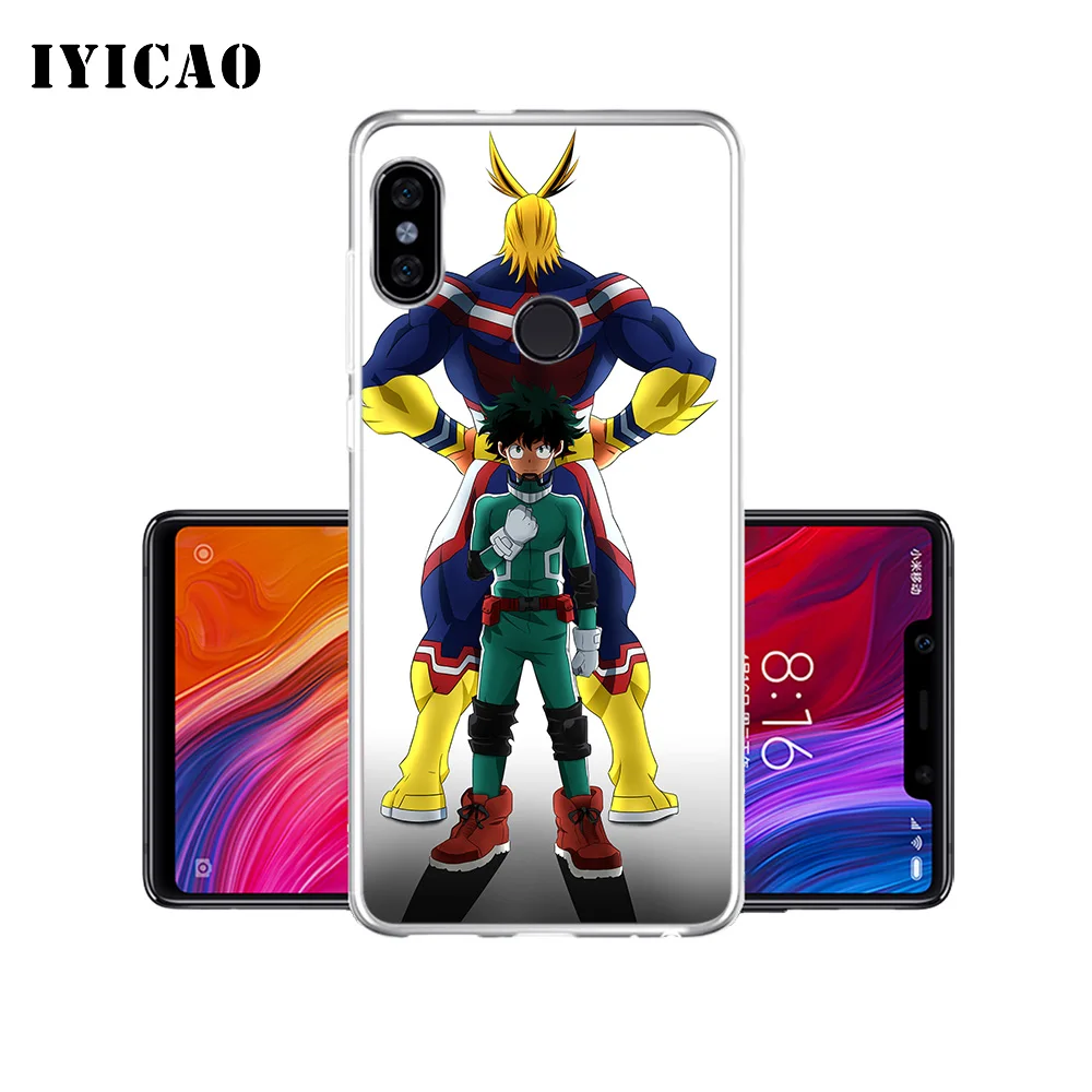 Мягкий силиконовый чехол для телефона IYICAO My Hero academic Xiaomi Mi 9 8 SE 6 A1 A2 Lite F1 MIX2S MIX3 из