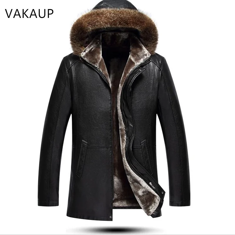 Мужская куртка из овчины, шерстяное пальто с галстуком, Мужская меховая длинная Удобная плюшевая Толстая куртка, зимняя теплая куртка из натуральной кожи