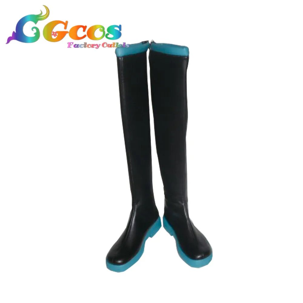 CGCOS Free Shipping Cosplay Shoes VOCALOID MIKU Boots Anime Game Halloween Christmas | Тематическая одежда и униформа